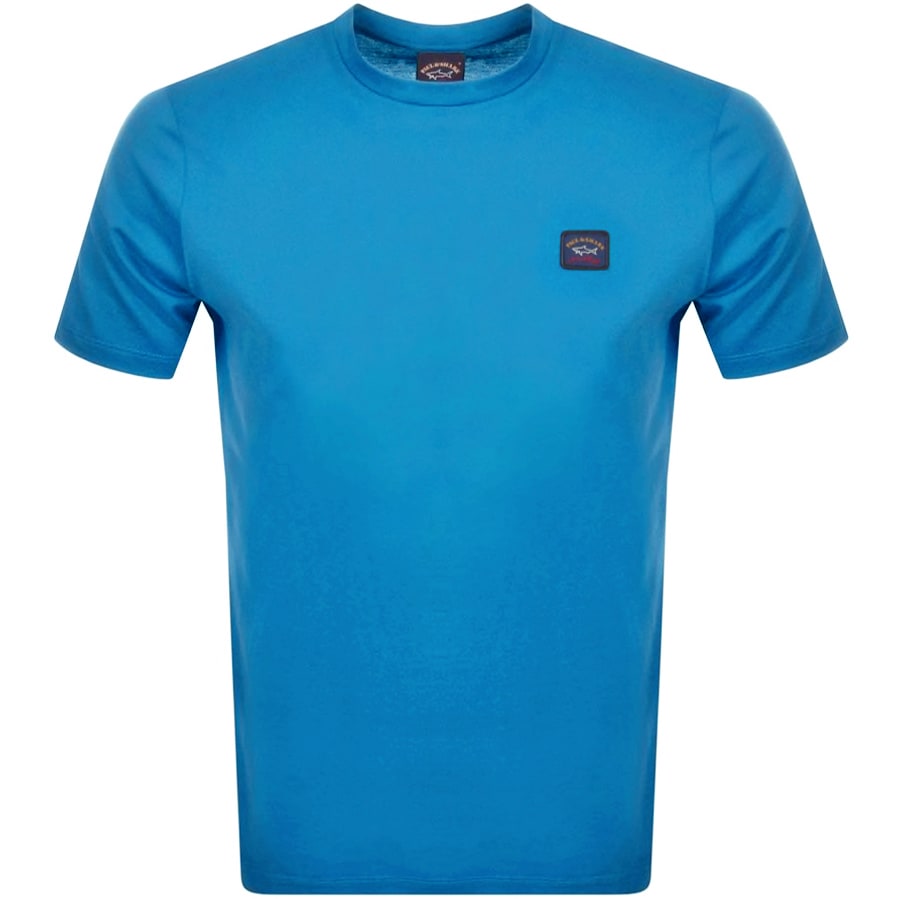 Alternative Image for ProductPaul And Shark Short Sleeved Logo T Shirt Blue1